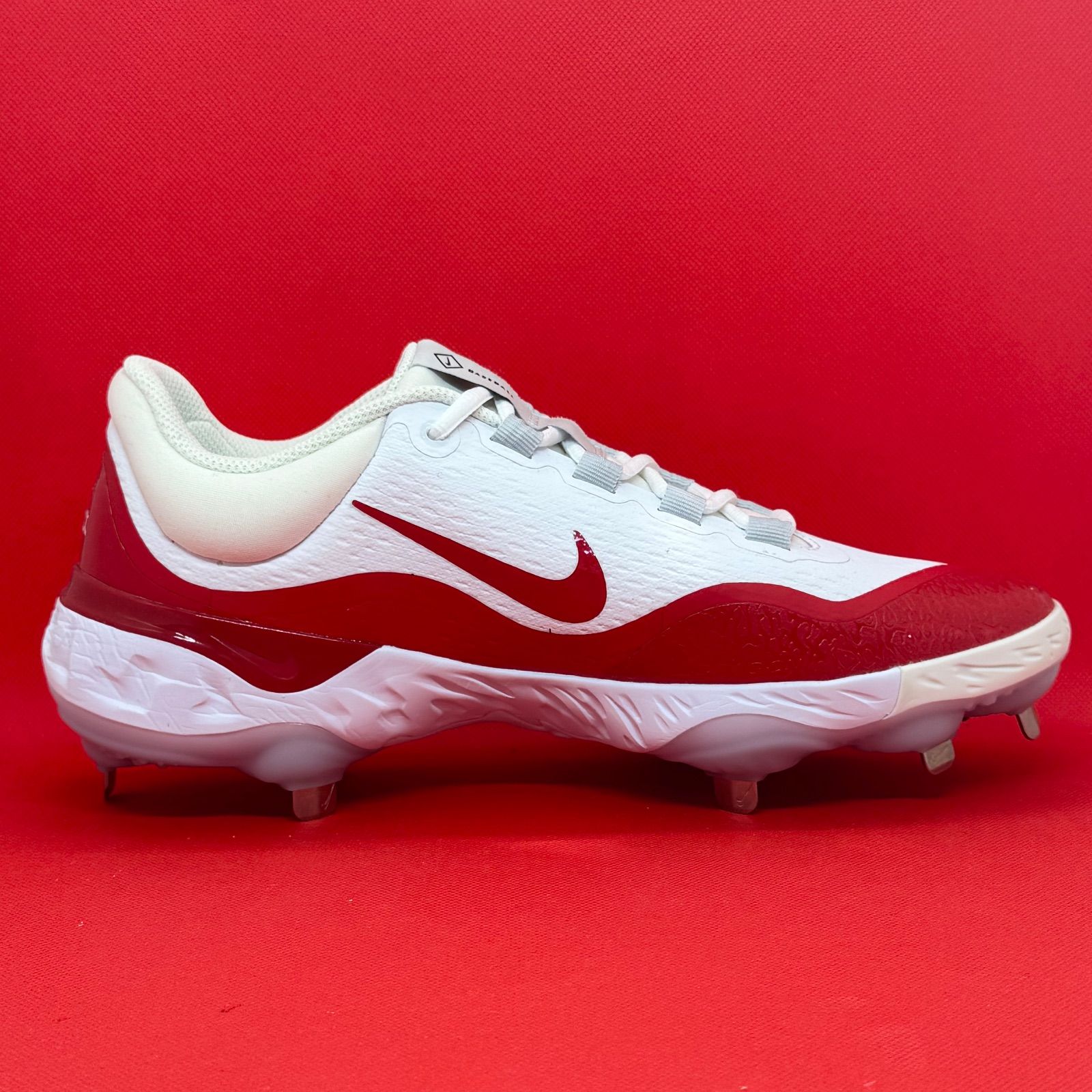 ナイキ 野球スパイク アルファハラチエリート4 ホワイト×レッド WHITEMONARCHHOTEL_COM