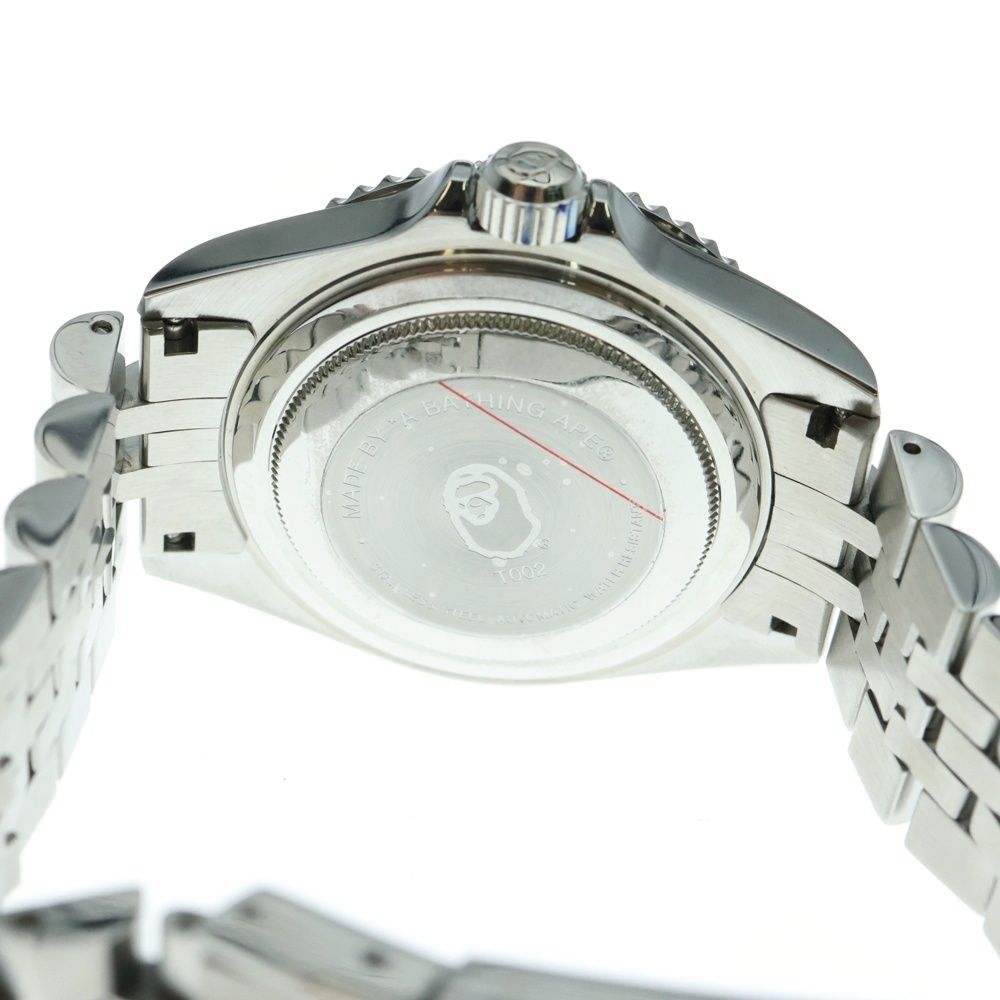 BAPEX A BATHING APE 腕時計 シルバー A BATHING APE（アベイシングエイプ） 腕時計 TYPE 6 BAPEX メンズ