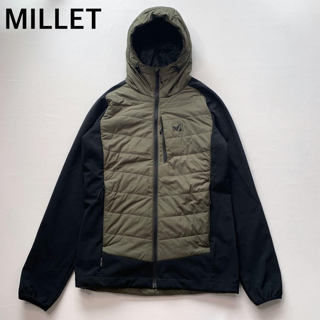 美品◎ MILLET ミレー ハイブリットダウンジャケット メンズ ダウン M