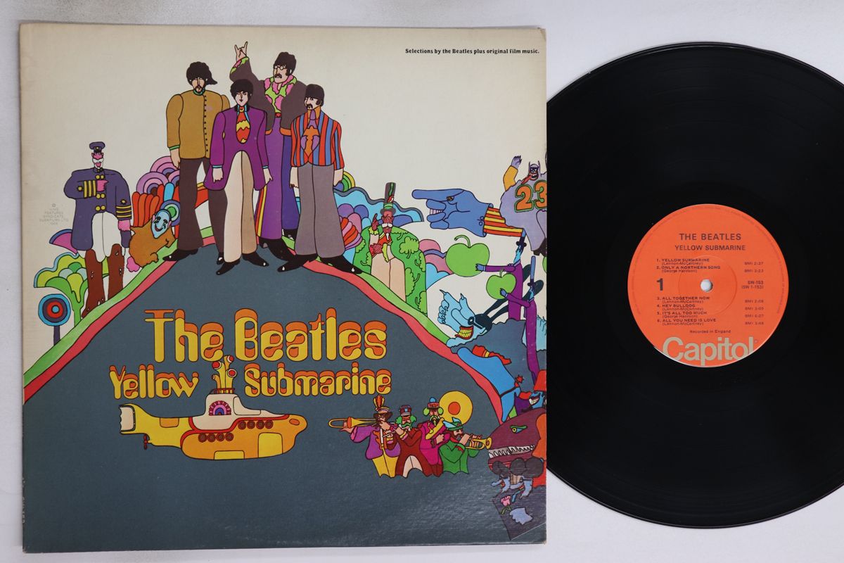 米LP Beatles Yellow Submarine SW153 APPLE /00260 - メルカリ