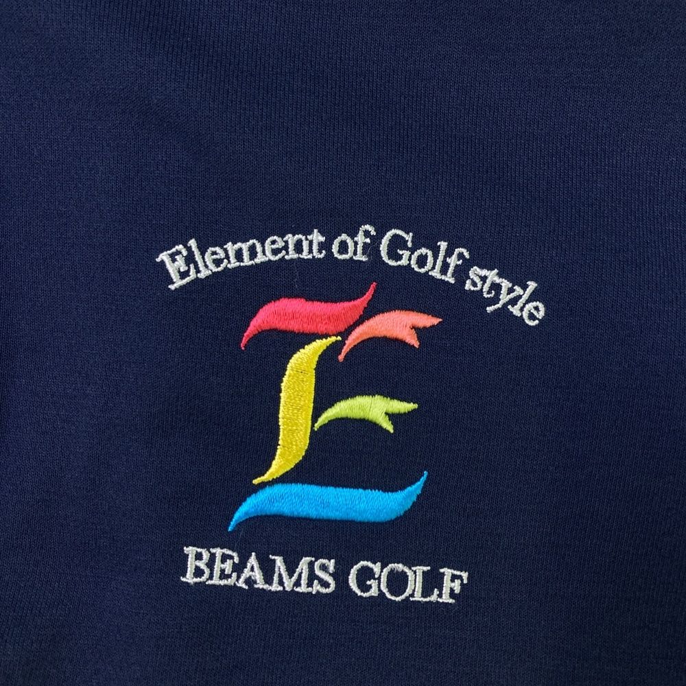 サイズ：S BEAMS GOLF ビームスゴルフ ジップジャケット ネイビー系