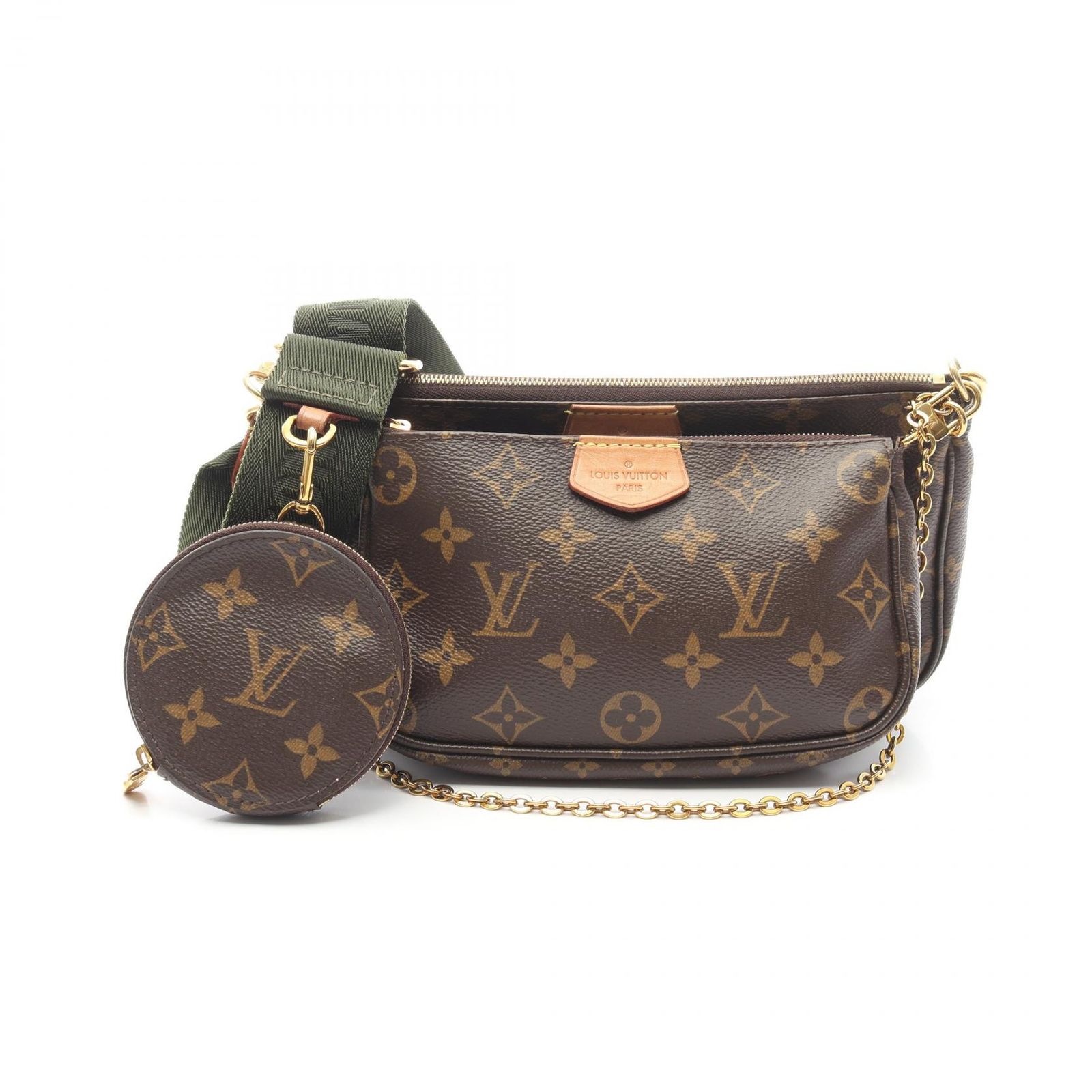 ルイ ヴィトン LOUIS VUITTON ショルダーバッグ ミュルティ ポシェットアクセソワール M44813 PVCコーティングキャンバス ミュルティ ポシェット アクセソワール レディース Used B