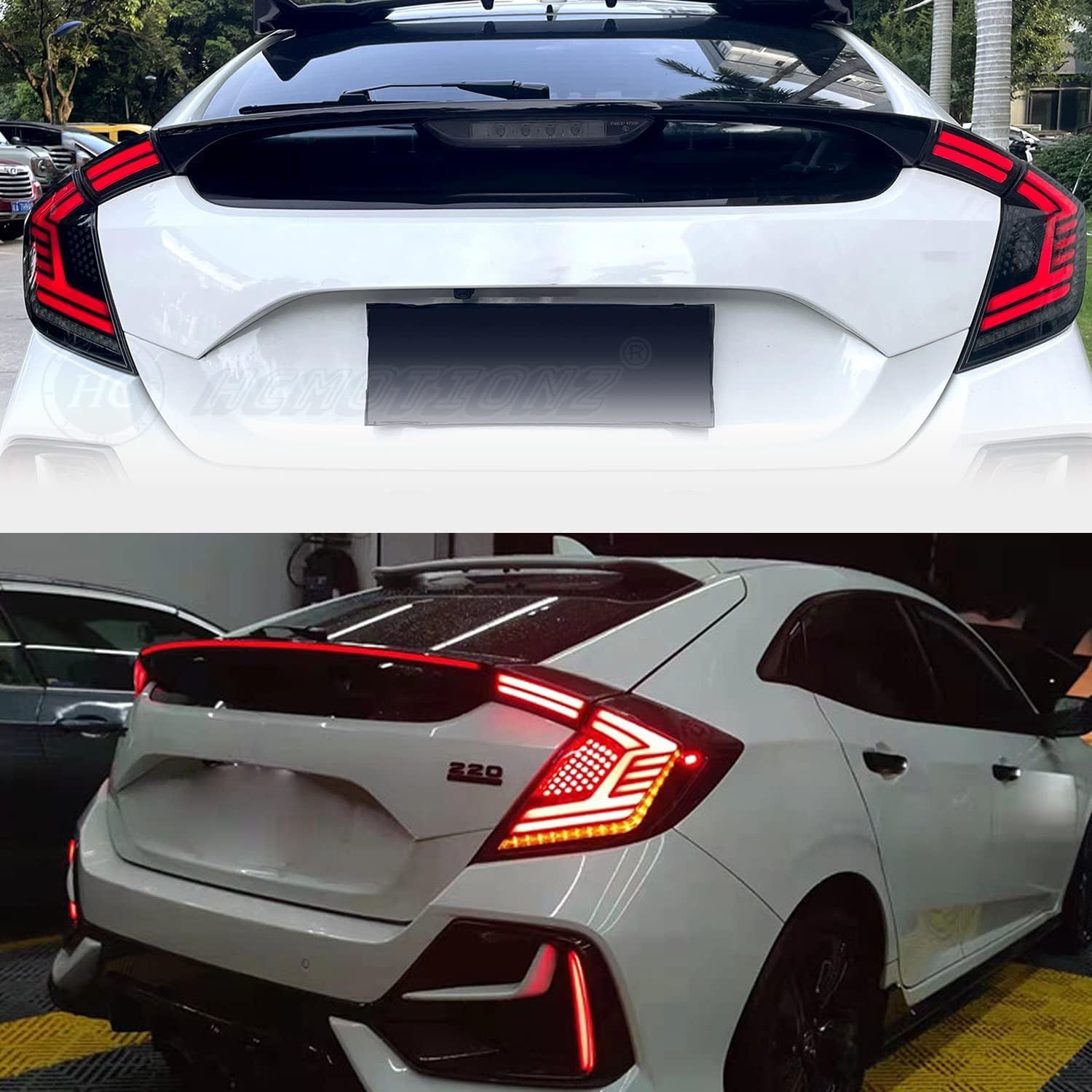 シビックハッチバック Fk7用テールランプ シビックFK7クリアテール