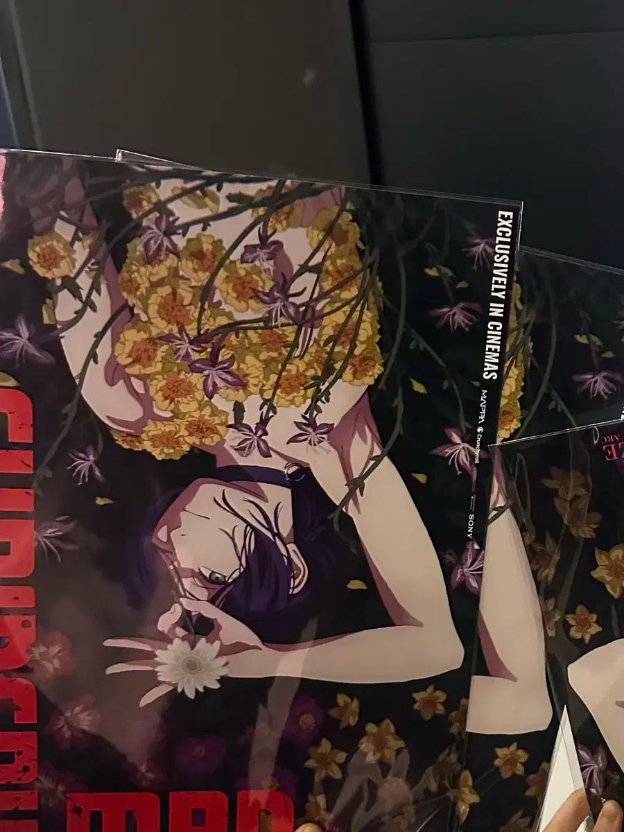 チェンソーマン 劇場版 レゼ篇 早川アキ A3クリアポスター 3枚セット