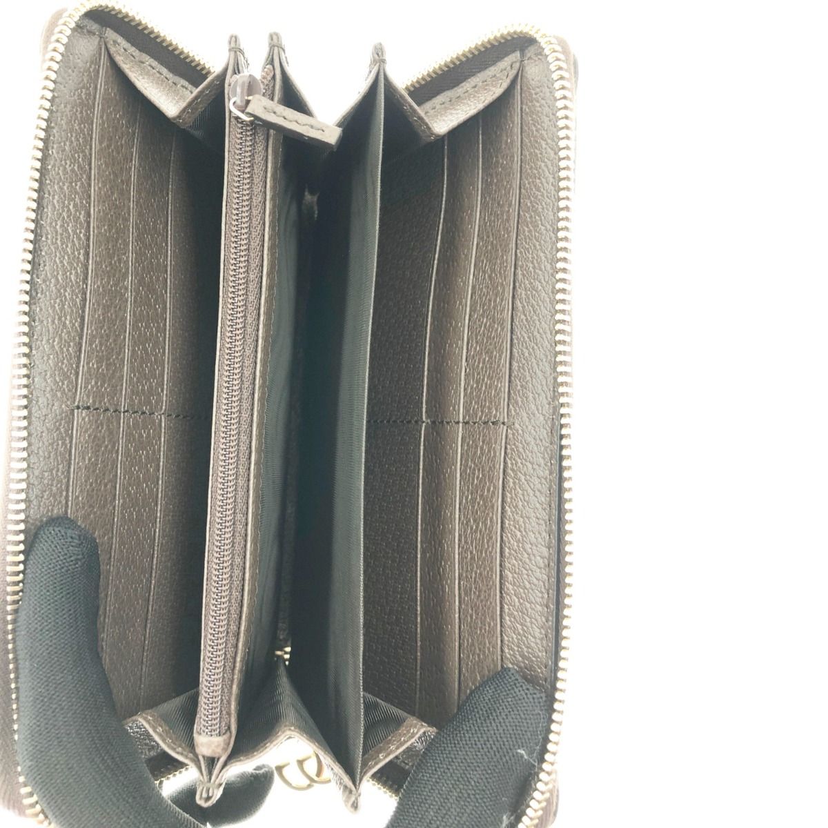 〇〇GUCCI グッチ オフィディア GG ジップアラウンドウォレット 長財布 