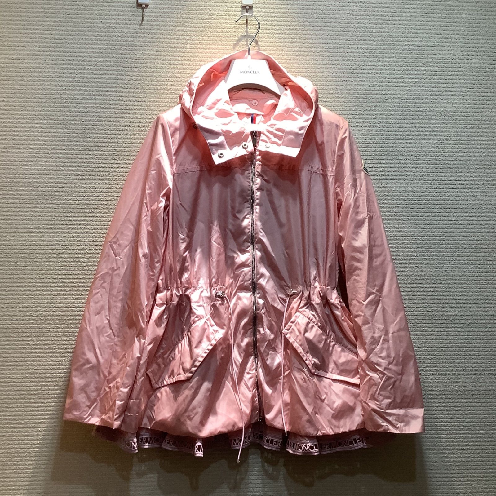 19SS モンクレール MONCLER ワッペン ナイロン マウンテン パーカー ピンク LOTY 【2】レディース ジャケット スプリングコート  B65 メルカリShops