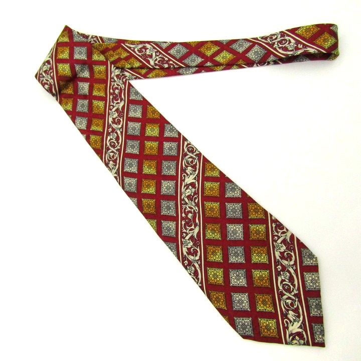 ジャンニ・ヴェルサーチ／GIANNI VERSACE ネクタイ 希少 椅子柄