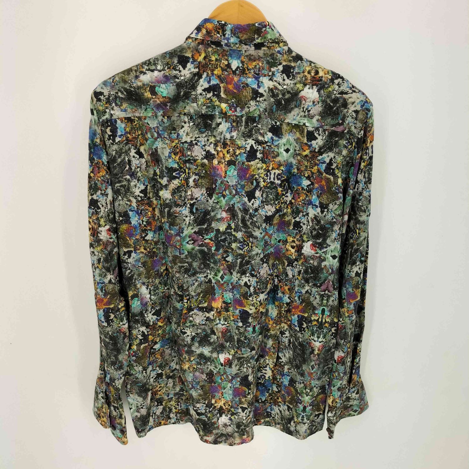 ハオプト HAUPT MODERN FIT 総柄 L/S シャツ メンズ  15 1/2