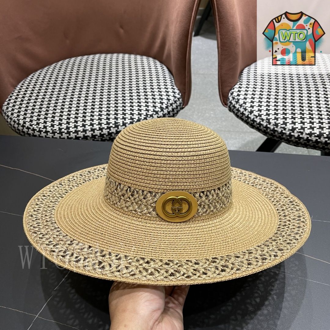 今日WTO】Gucci Wide Brim ストローハット-VV60 - メルカリ