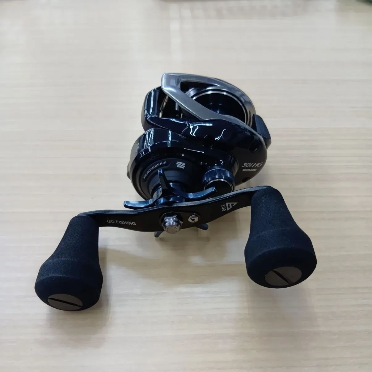 相模原橋本店 併売】シマノ グラップラー 販売 301HG ハンドル交換