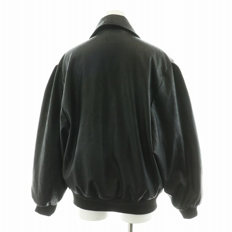 【SEAL限定商品】 トスタルジッククロージング tostalgic clothing 2way leather jacket ブルゾン ジャンパー フェイクレザー  アウター F 黒 ブラック TOS-LK-036 /AN29 - メルカリ スキー