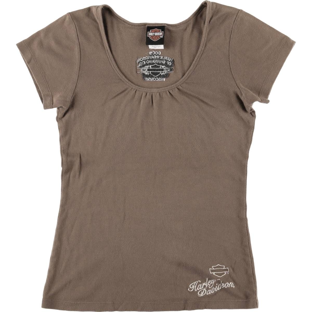 古着 00年代 ハーレーダビッドソン Harley-Davidson モーターサイクル バイクTシャツ レディースL相当|eaa588487