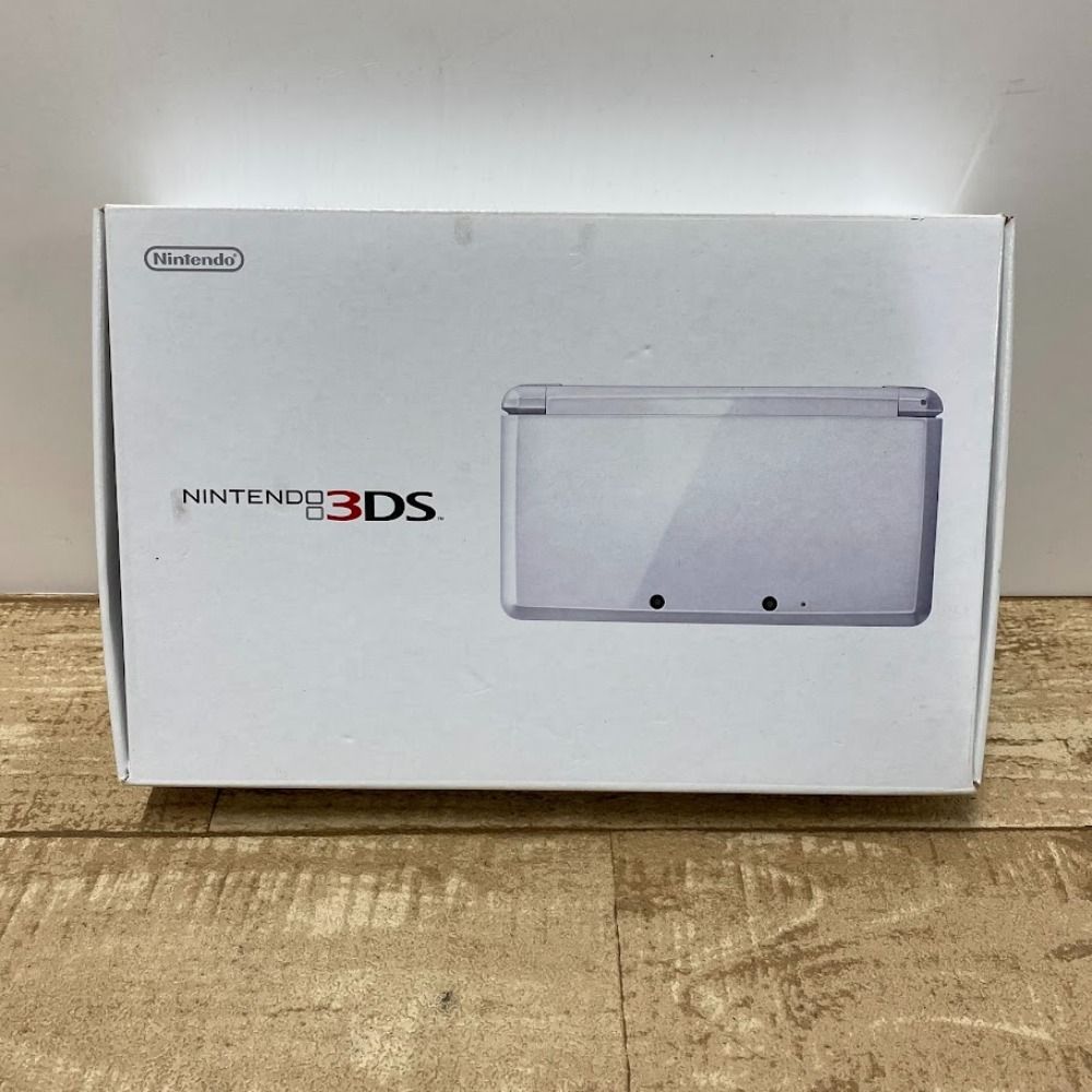 08w13412 任天堂 Nintendo 3DS ニンテンドー3DS ピュアホワイト ゲームハード き 動作 済み 完動品 品