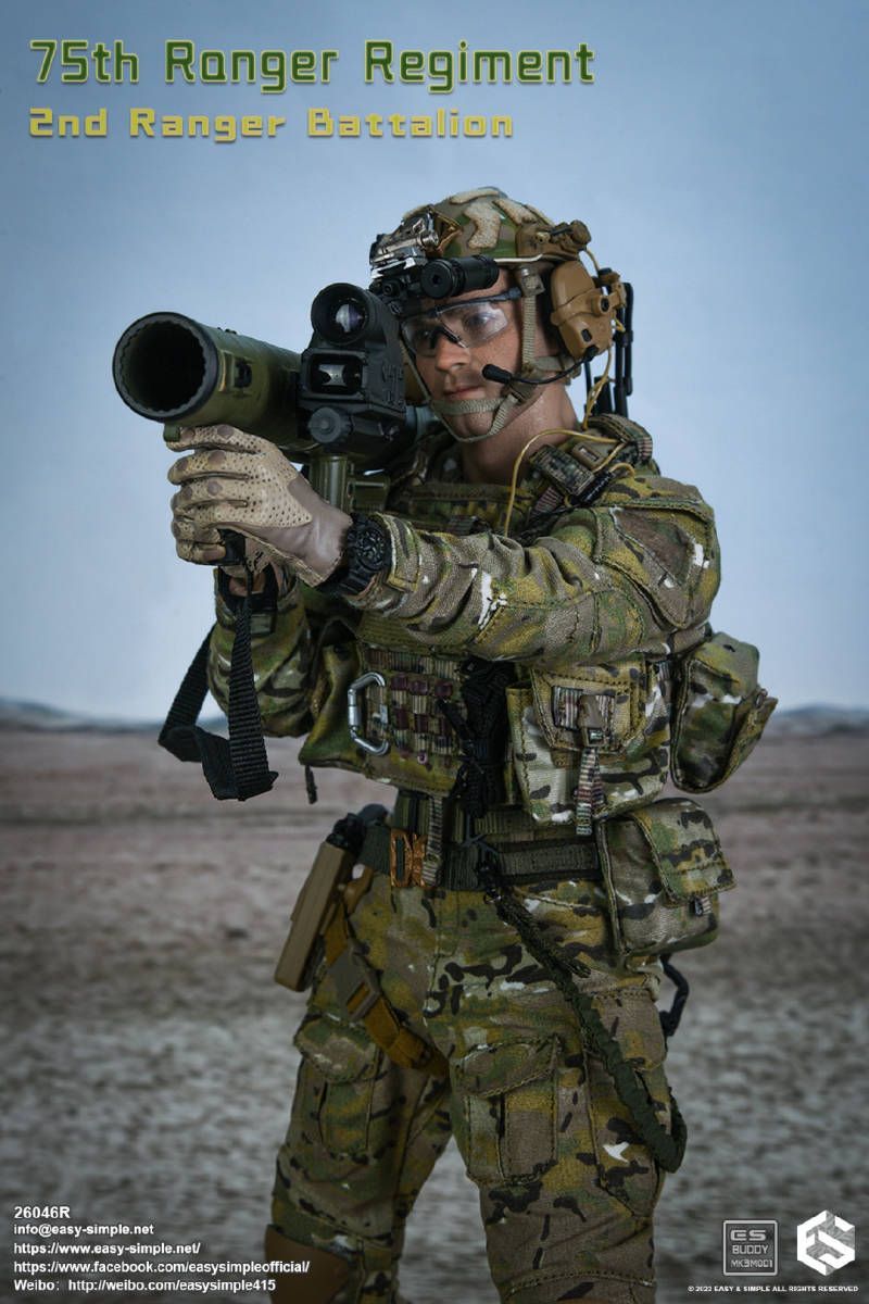 EASY&SIMPLE 1/6 メリカ陸軍 第75レンジャー連隊 第2レンジャー
