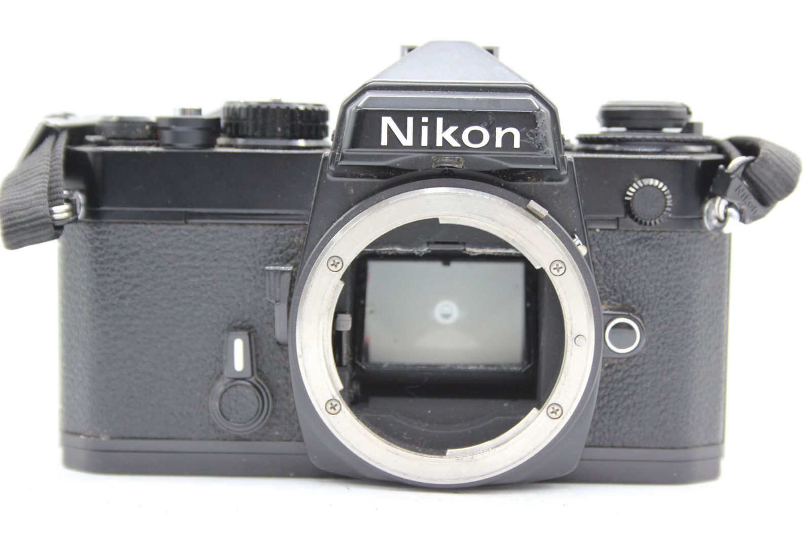 返品保証】 ニコン Nikon FE ブラック Nikkor-O Auto 35mm F2 ボディ