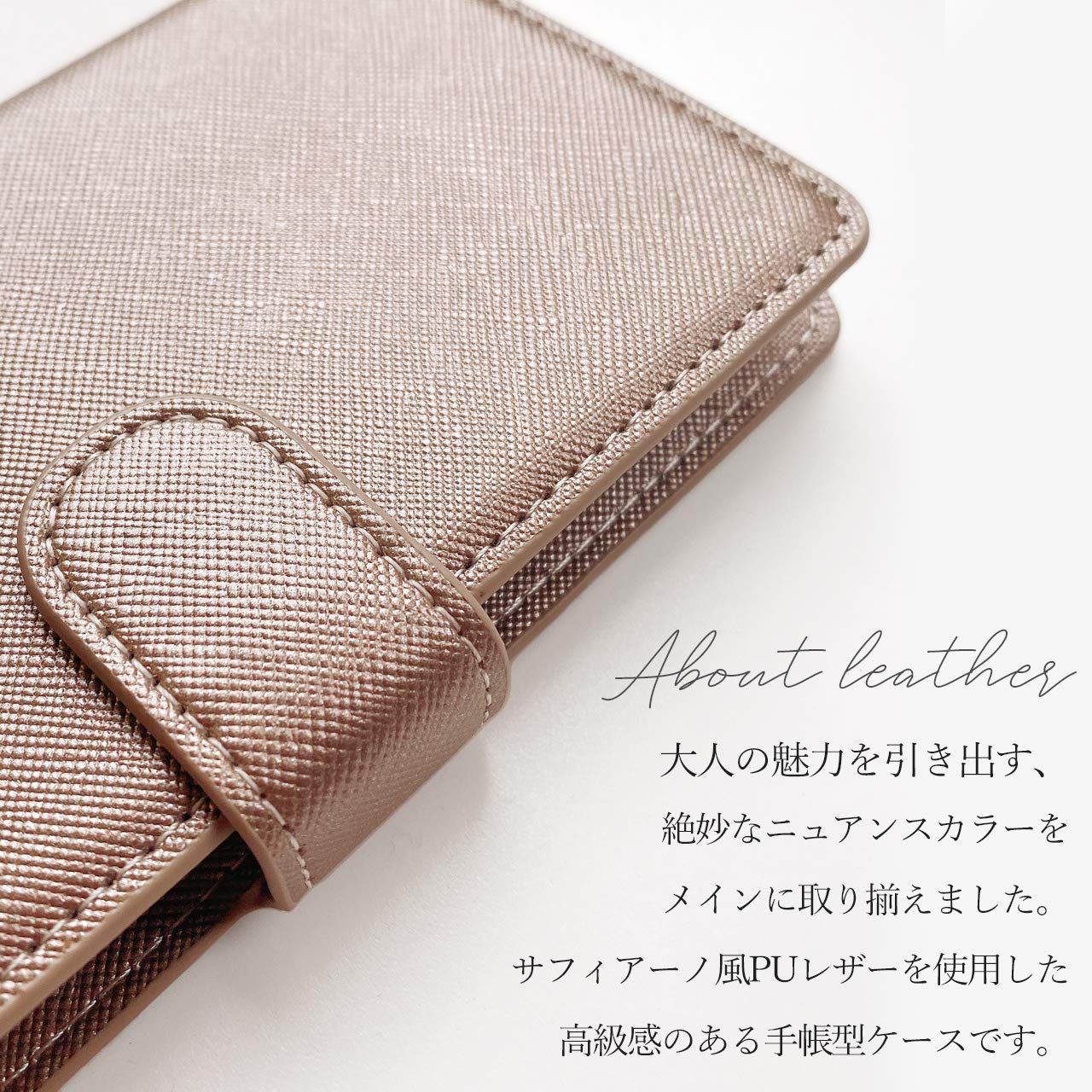ケース らくらくスマートフォン 手帳型 f52bケース f52bカバー A401FCケース 【数量限定】ちょっと 手帳型ケース らくらくフォン おしゃれ らくらくスマホ f52bカバー f52bケース F-52Bカバー スマホケース F-52Bケース f52b カバー 手帳型 【NB】シャイニーグレー ケース 専