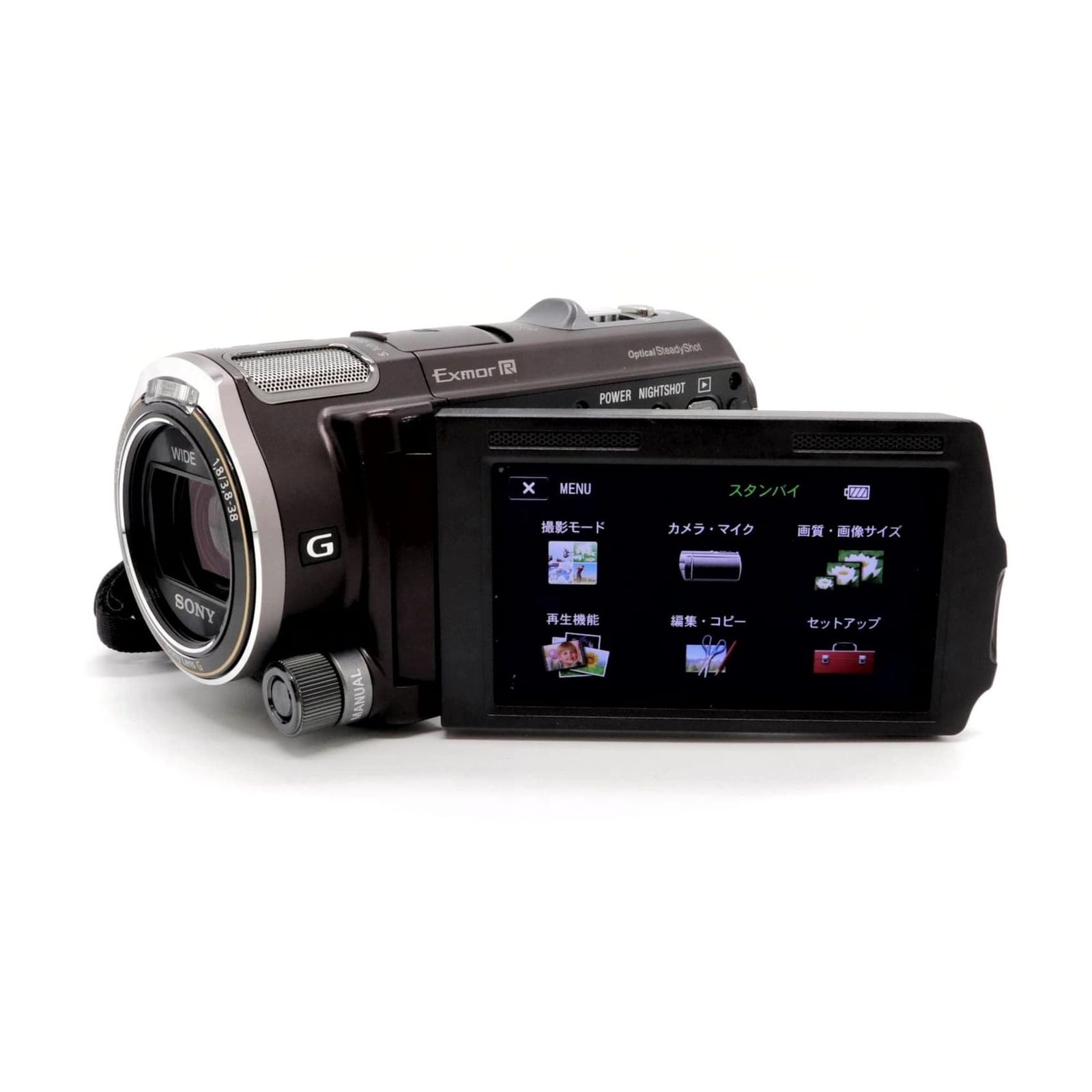 ビデオカメラ SONY HDR CX 560 V ボルドーブラウン k 3245