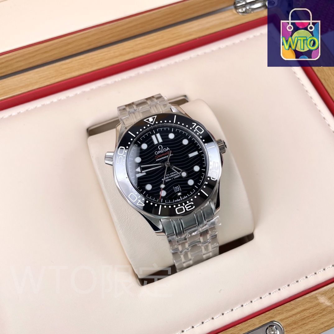 今日特価】Omega オメガ シーマスター300 波状凹みセラミック