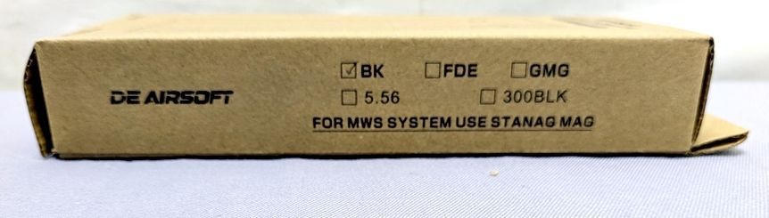 開封未使用品】DE Airsoft MWS用 35連 ガスマガジン 東京マルイ