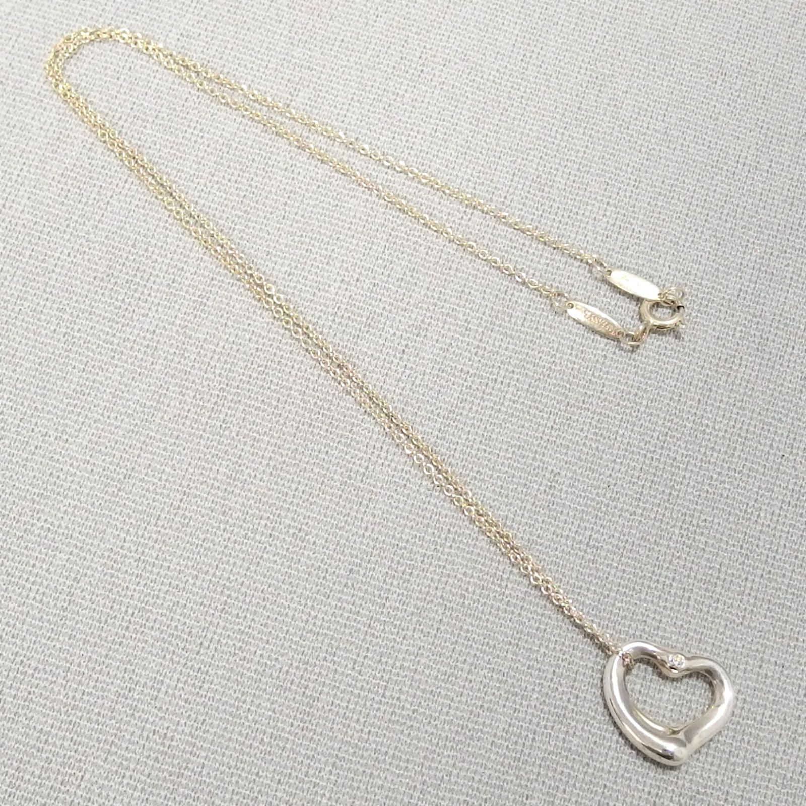 付属有☆TIFFANY&Co エルサ・ペレッティ オープンハート 2P