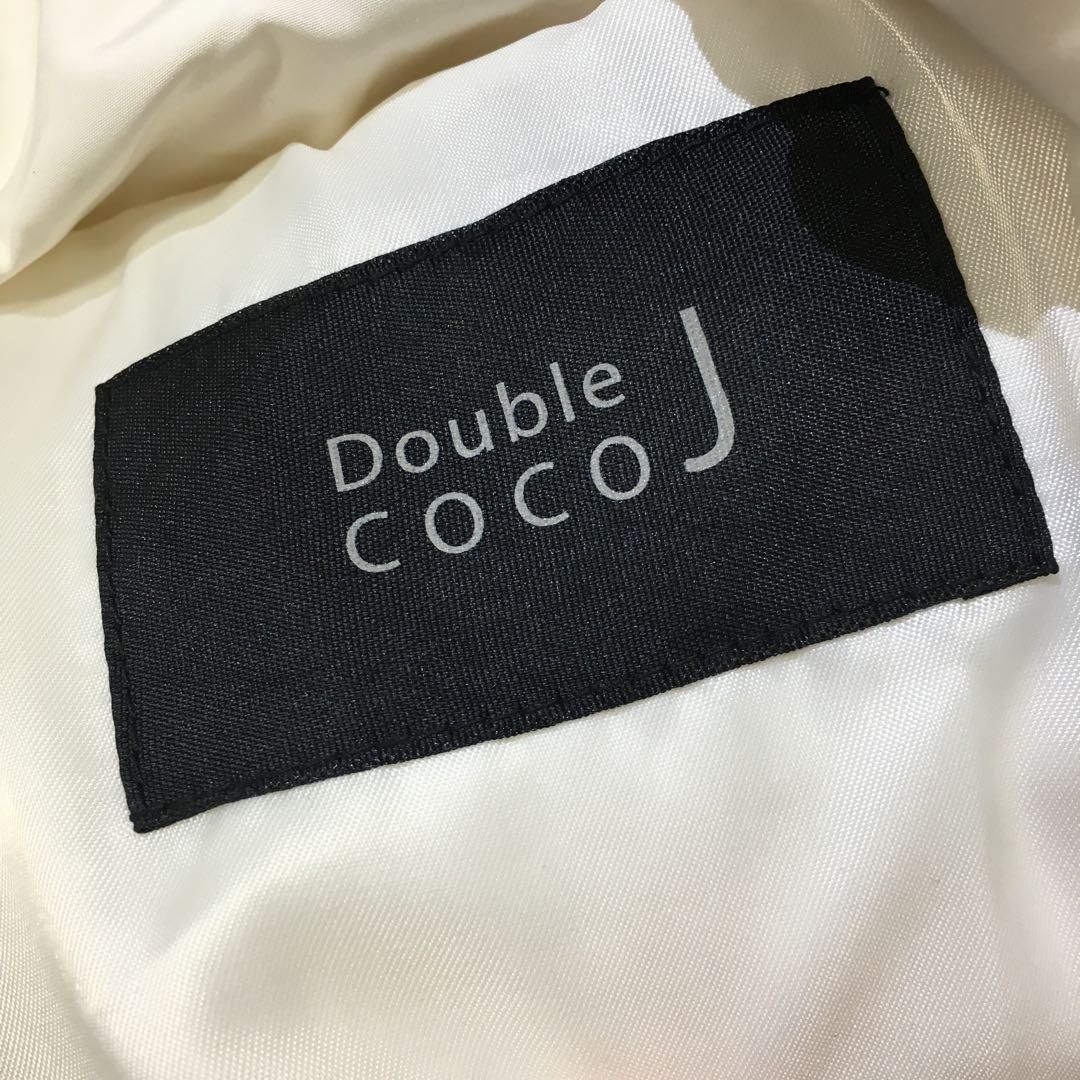 美品】Double coco J ファーダウンジャケット レディース 韓国 - メルカリ