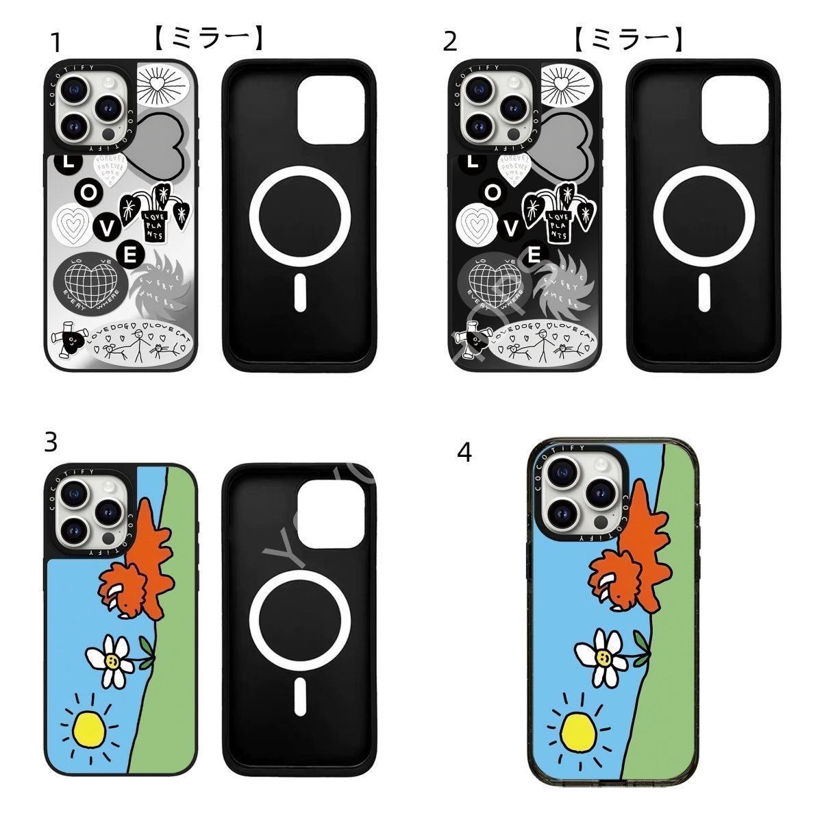 【送料無料・美品・新品未使用】4類選択可能 CASETIFY iphone15ケースMagSafe対応 iおしゃれスマホケース 人気 iphone14proケース サンリオ MagSafe対応 可愛い iPhone13 ケース