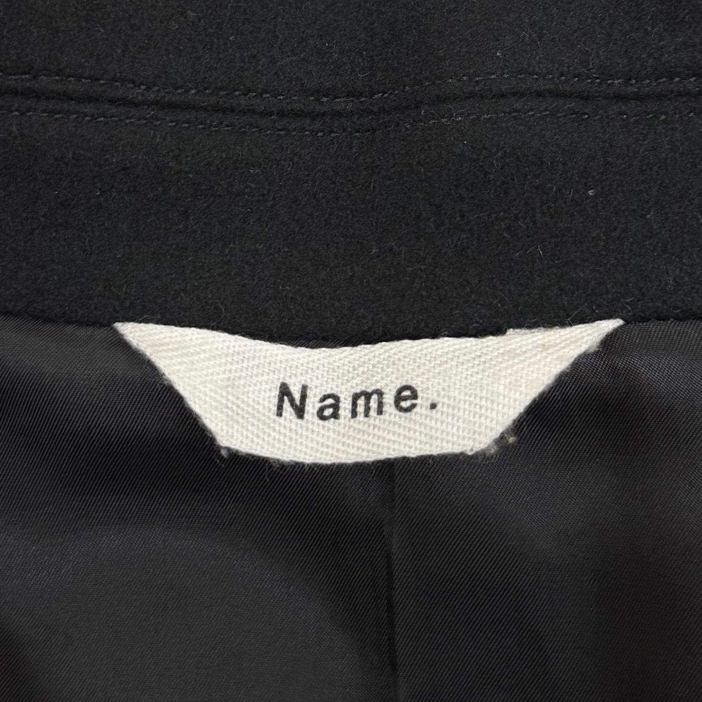 Name. 21AW ビーバーダブルクロス ウール チェスターコート NWCO-21AW