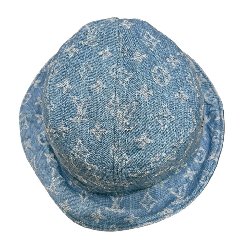 Louis Vuitton デニムブルーバケットハット　訳あり Louis Vuitton デニムブルーバケットハット 訳あり - 帽子