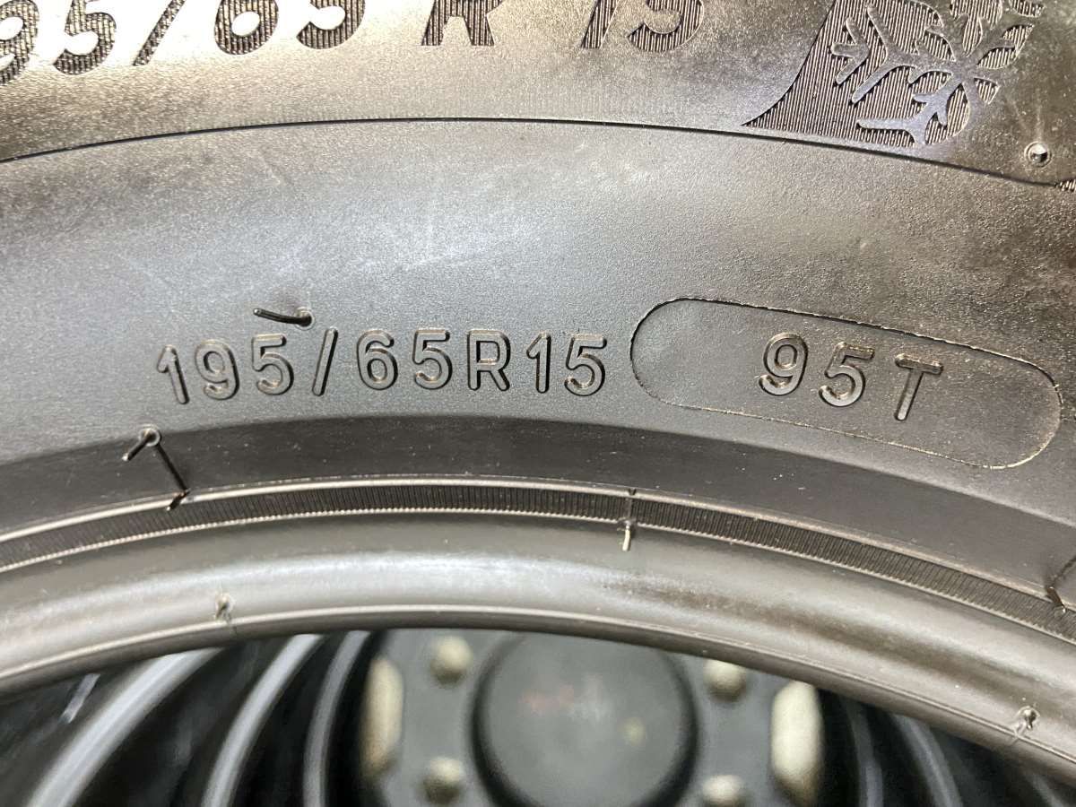 195/65R15 ミシュラン X-ICEスノー 中古タイヤ スタッドレスタイヤ 4本 