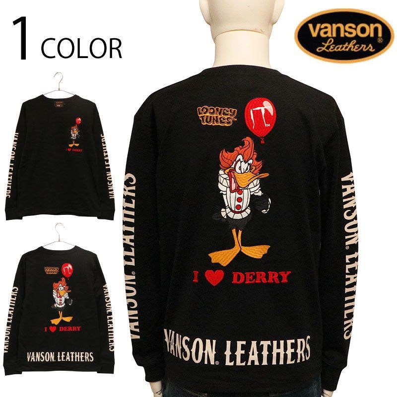 vanson×LOONEY WARNER BROS.100周年記念モデル 天竺ロングTシャツ