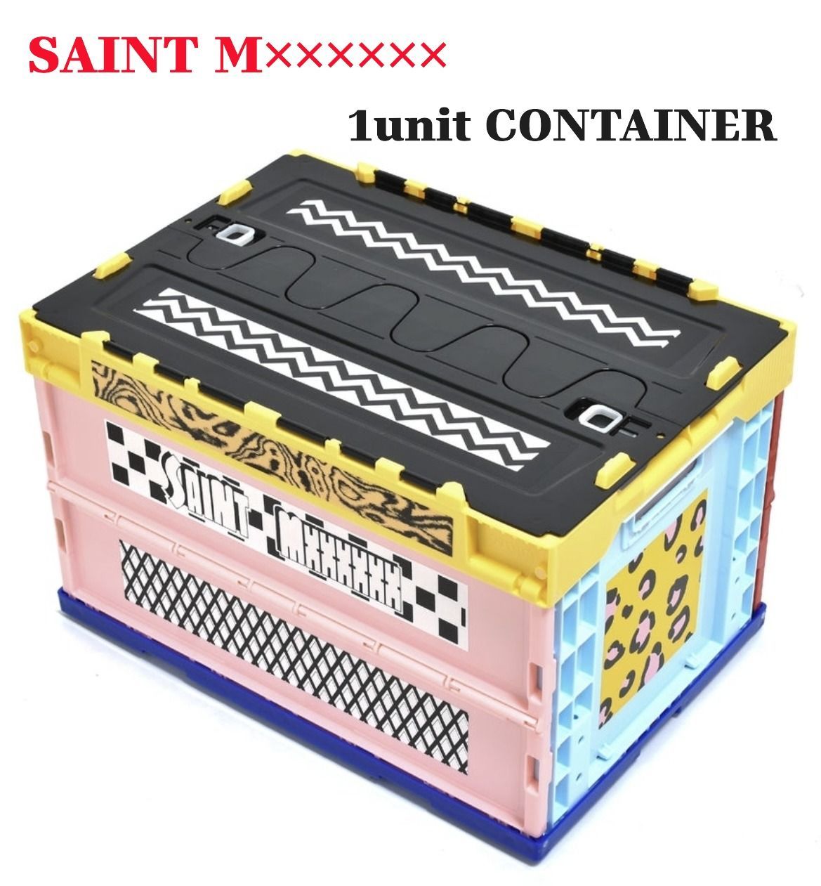 SAINT M×××××× セントマイケル 1unit コンテナBOX MULTI-3 BLACK