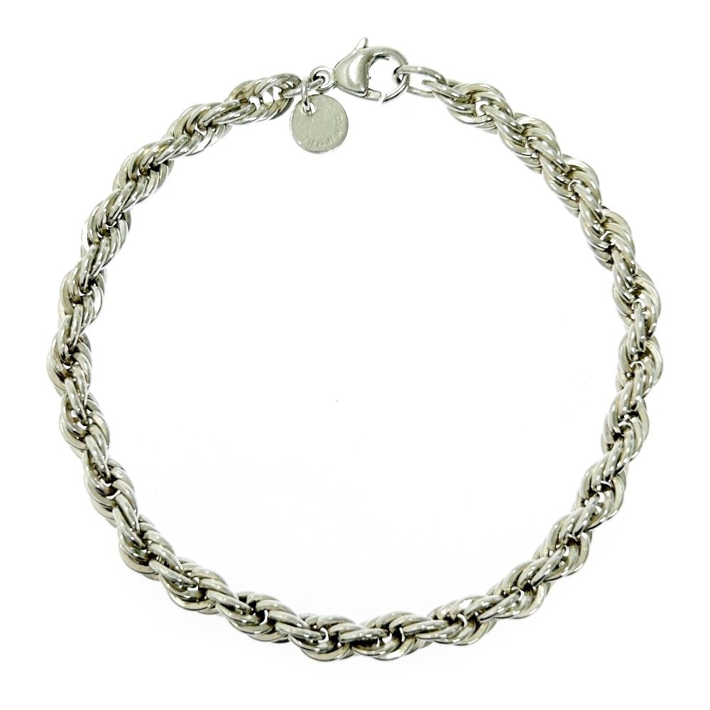 中古】TIFFANY&Co. ティファニー シルバー ツイスト ブレスレット 13.1