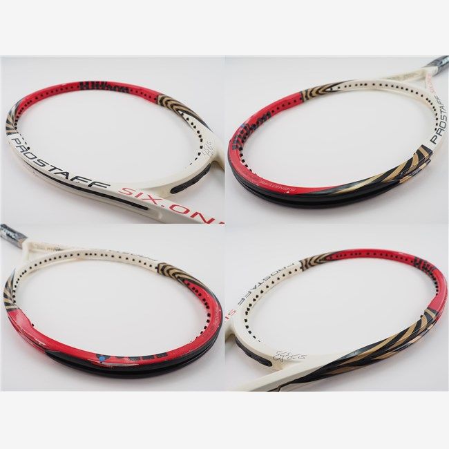 テニスラケット ウィルソン プロ スタッフ シックスワン 90 2012年モデル トップバンパー割れ有り G3 WILSON PRO S c25090438c