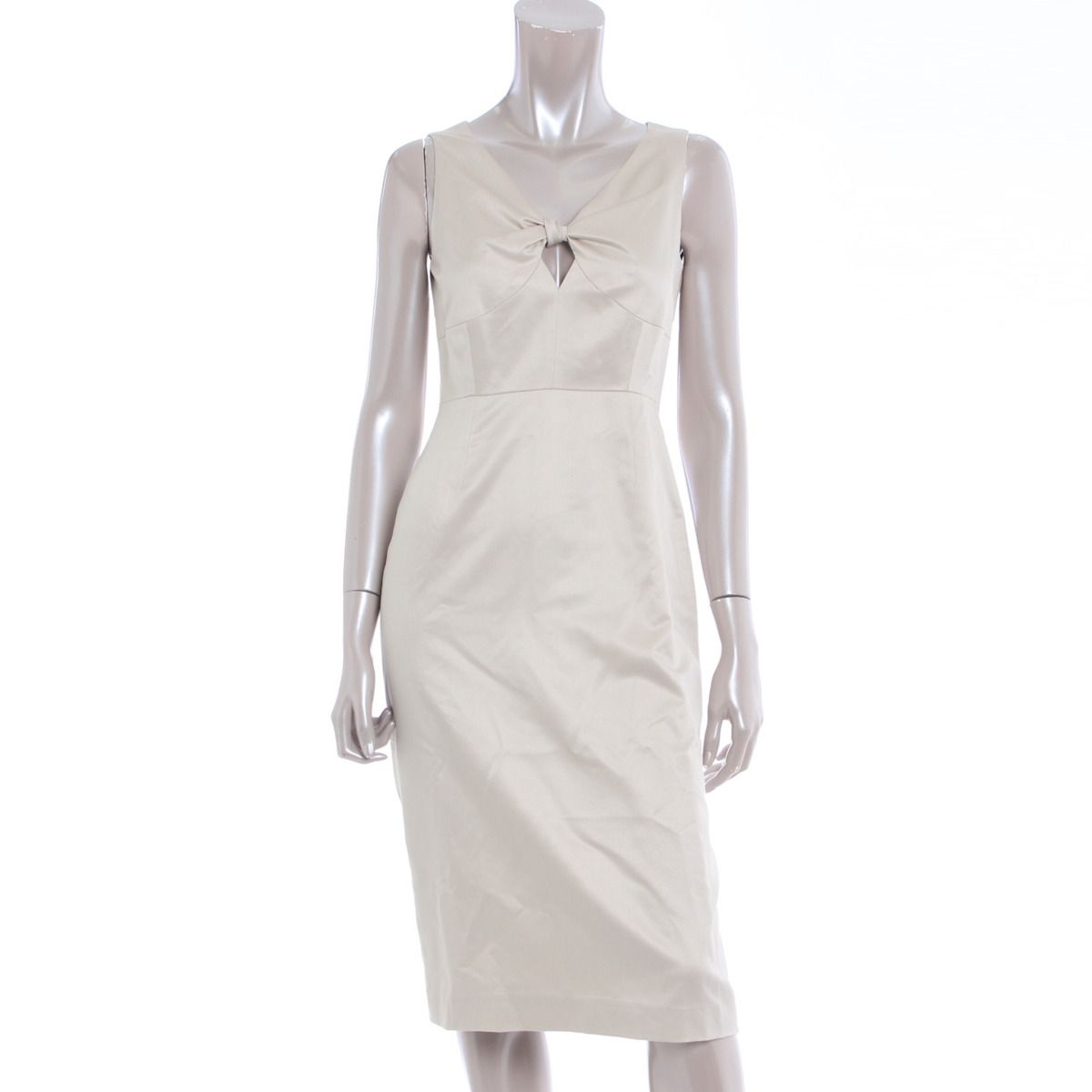 【プルーフセオリー】 リボン ワンピース ドレス ベージュ 38 未使用【】【鑑定済・正規品保証】10831