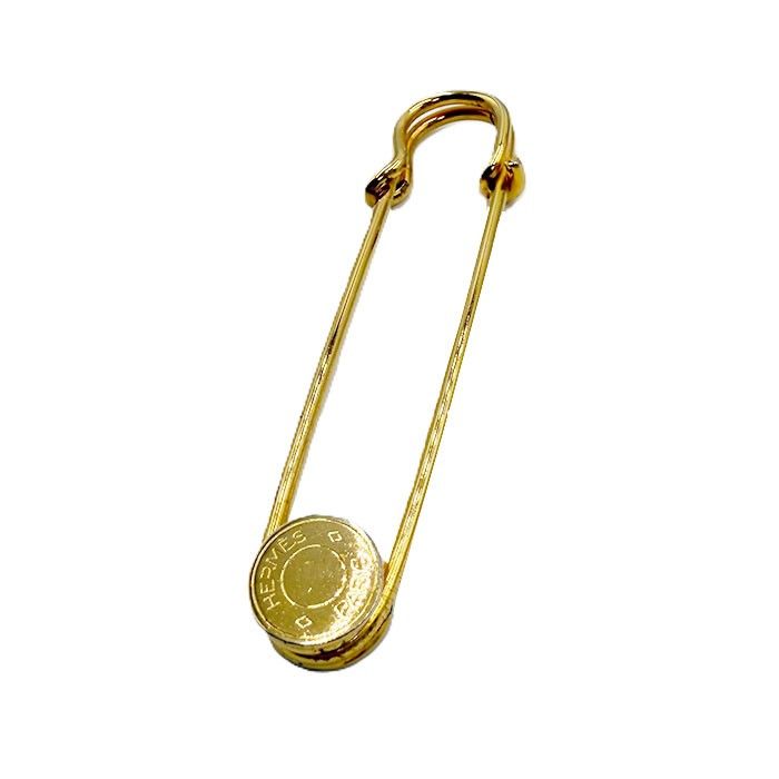 甘*味様 【HERMES】 セリエピンブローチ c/# GOLD 甘*味様 【HERMES