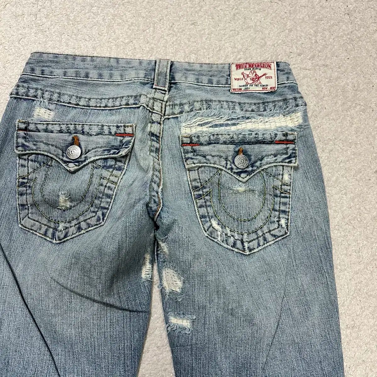 トゥルーレリジョンデニム27インチ トゥルーレリジョンジーンズ サイズ