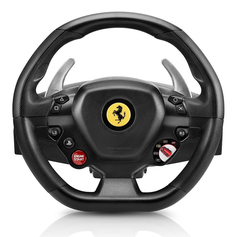 【国内正規品】Thrustmaster スラストマスター T80 Ferrari 488 GTB Edition ステアリングホイール(PS5/PS4/PC)