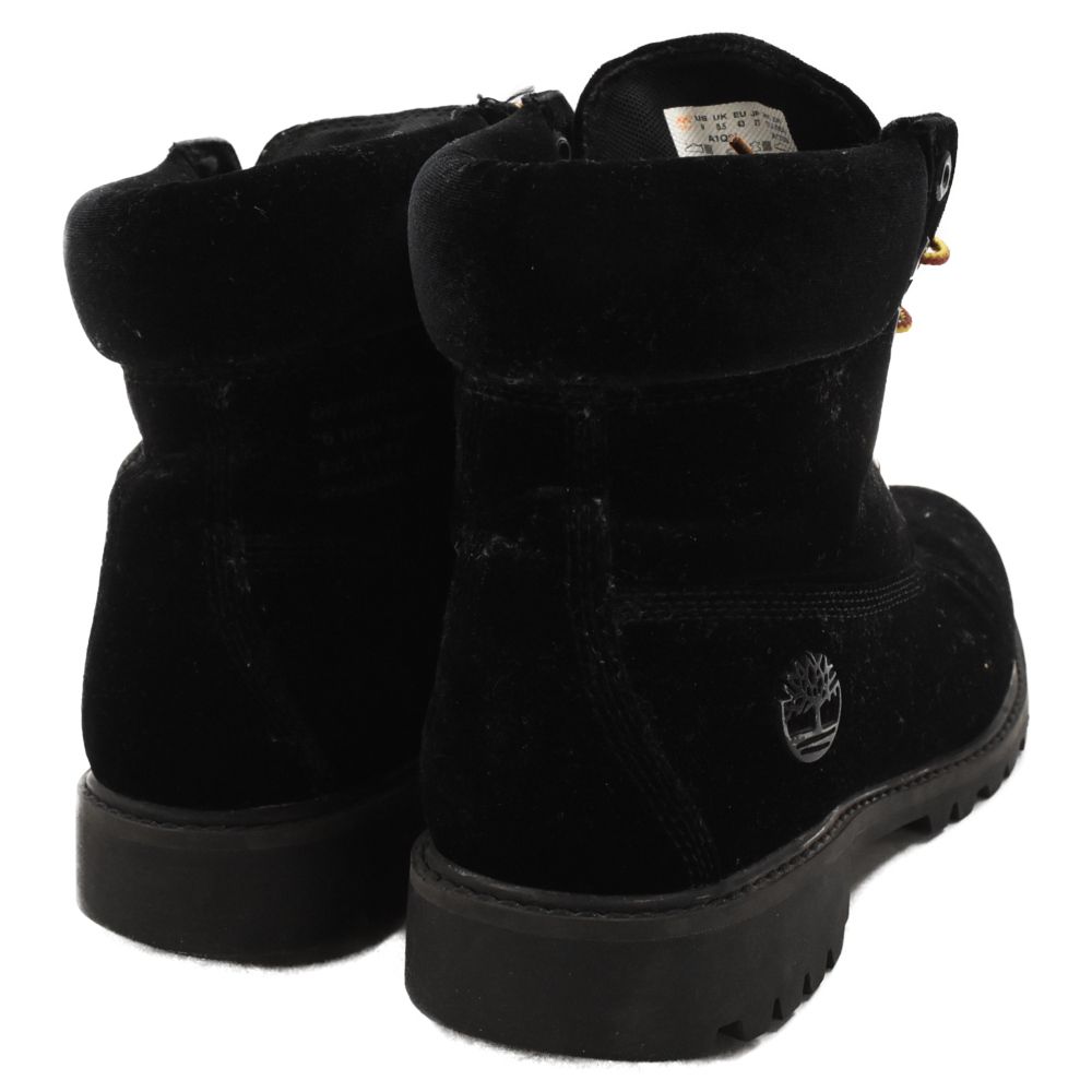 Off-White Timberland 6 Boot Black Velvet オフホワイト ブーツ Timberland 6