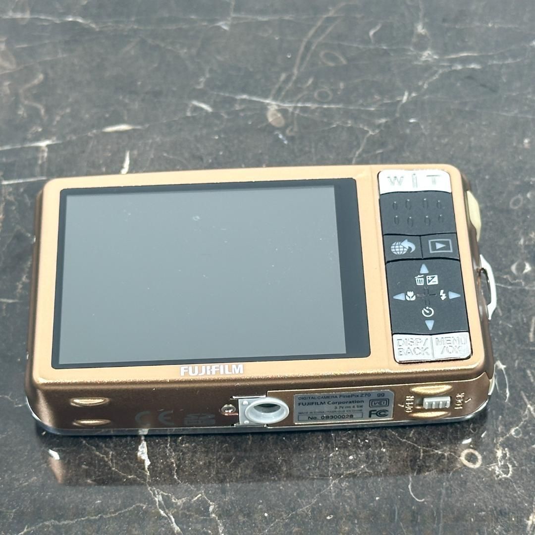 【美品】FUJIFILM FINEPIX Z70 ブロンズ◯ 動作確認済み】FUJIFILM FinePix Z70 ブロンズ 富士フイルム