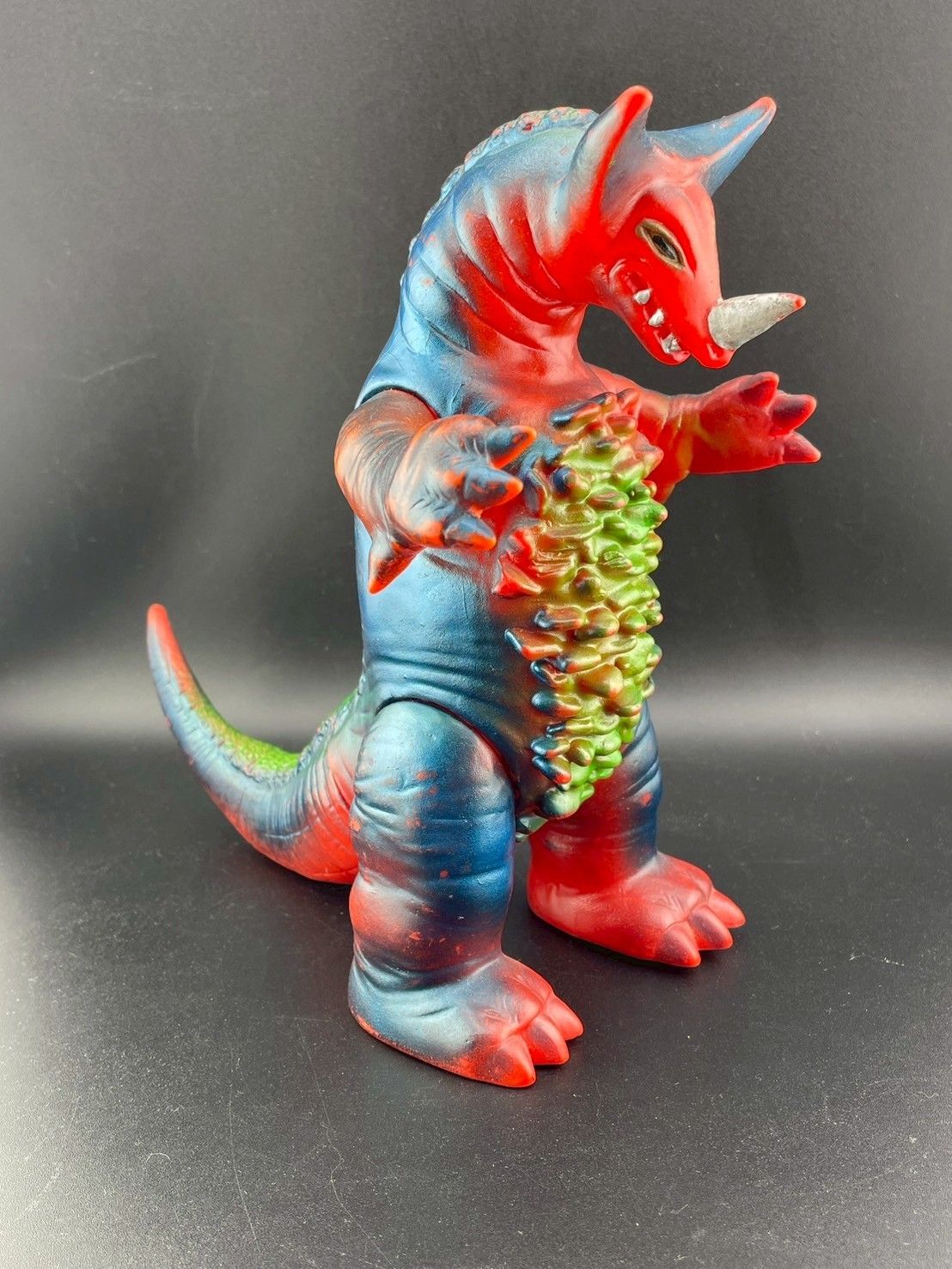 中古品】 ゴモラ 当時品 ブルマァク ソフビ 円谷プロ フィギュア
