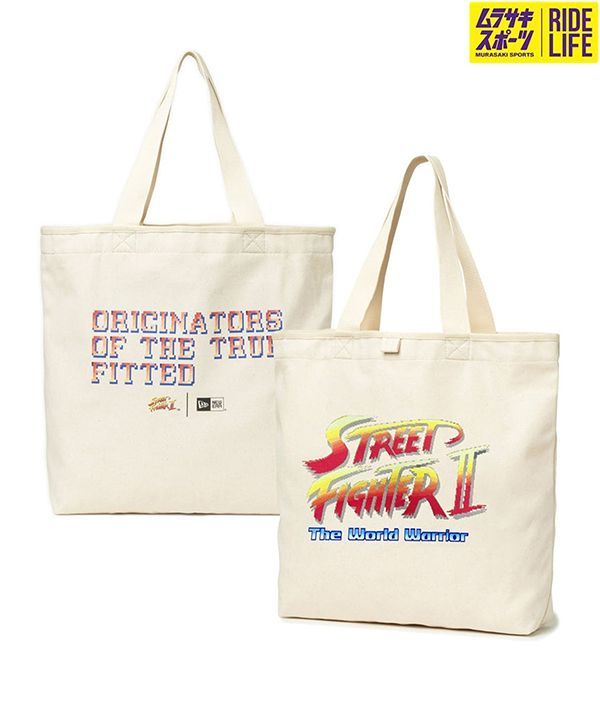 【ムラスポ公式】NEW ERA ニューエラ "STREET FIGHTER II ストリートファイターII" Originators of the True Fitted トートバッグ 22L 14122149