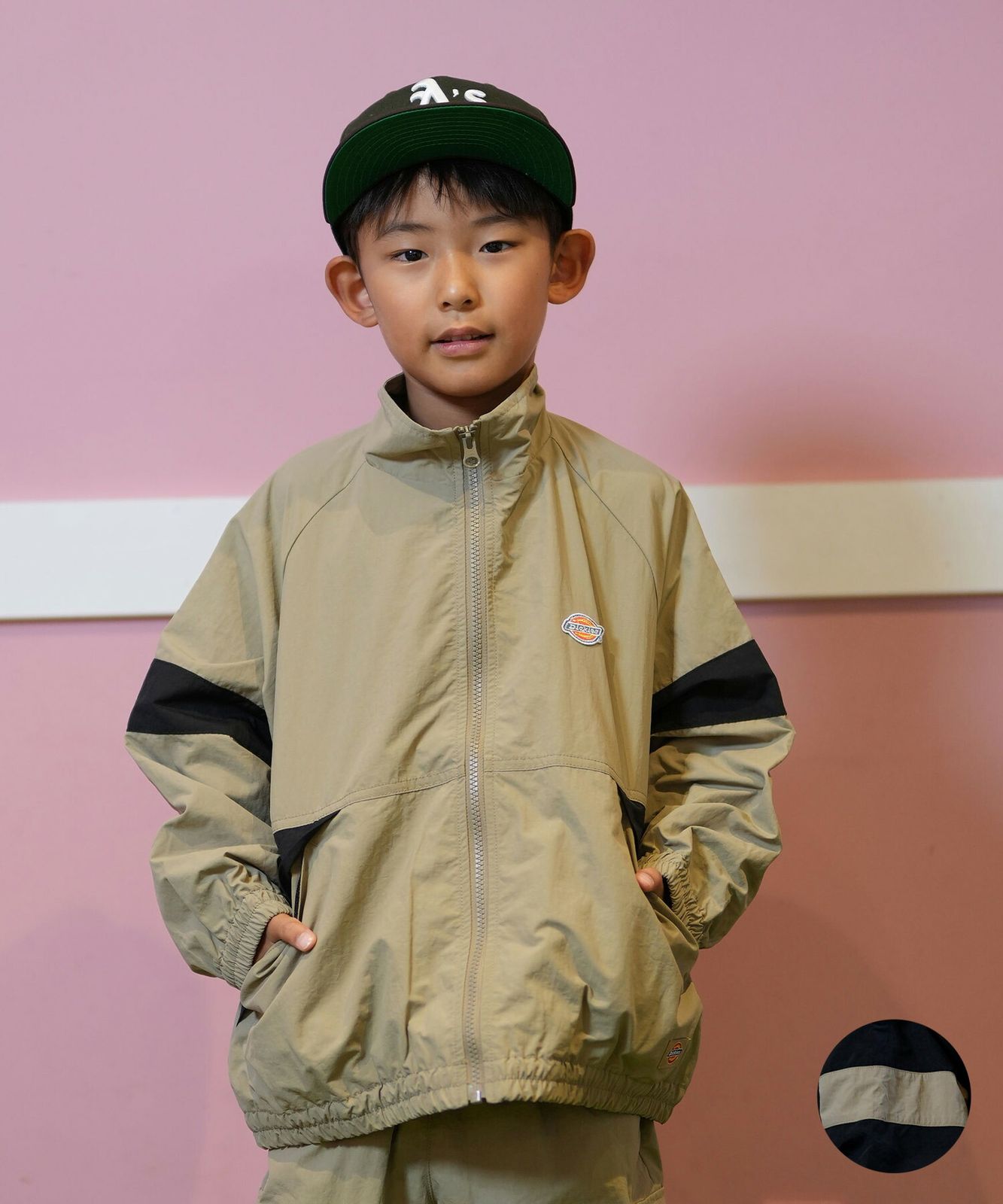 【ムラスポ公式】新品 Dickies ディッキーズ アウター キッズ ジャンパー ブルゾン 配色切り替え 80753200 ムラサキスポーツ限定