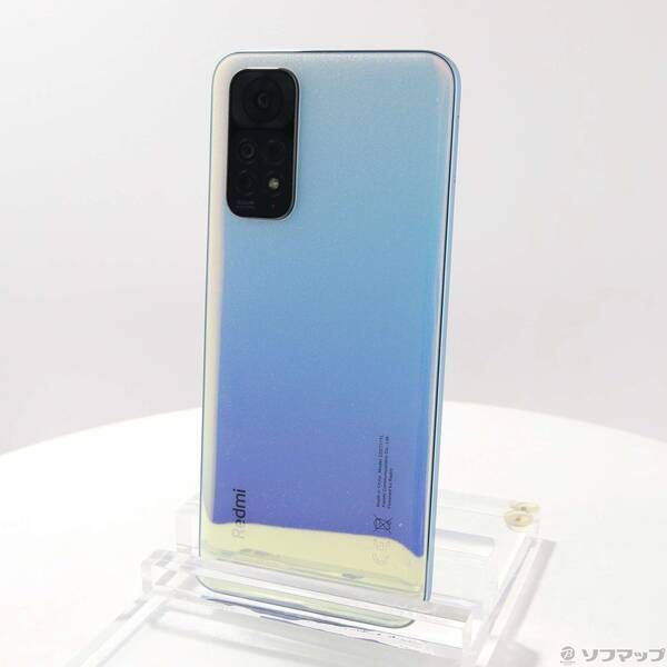 中古品〕 Redmi Note 11 64GB スターブルー REDMINOTE11／SB SIMフリー