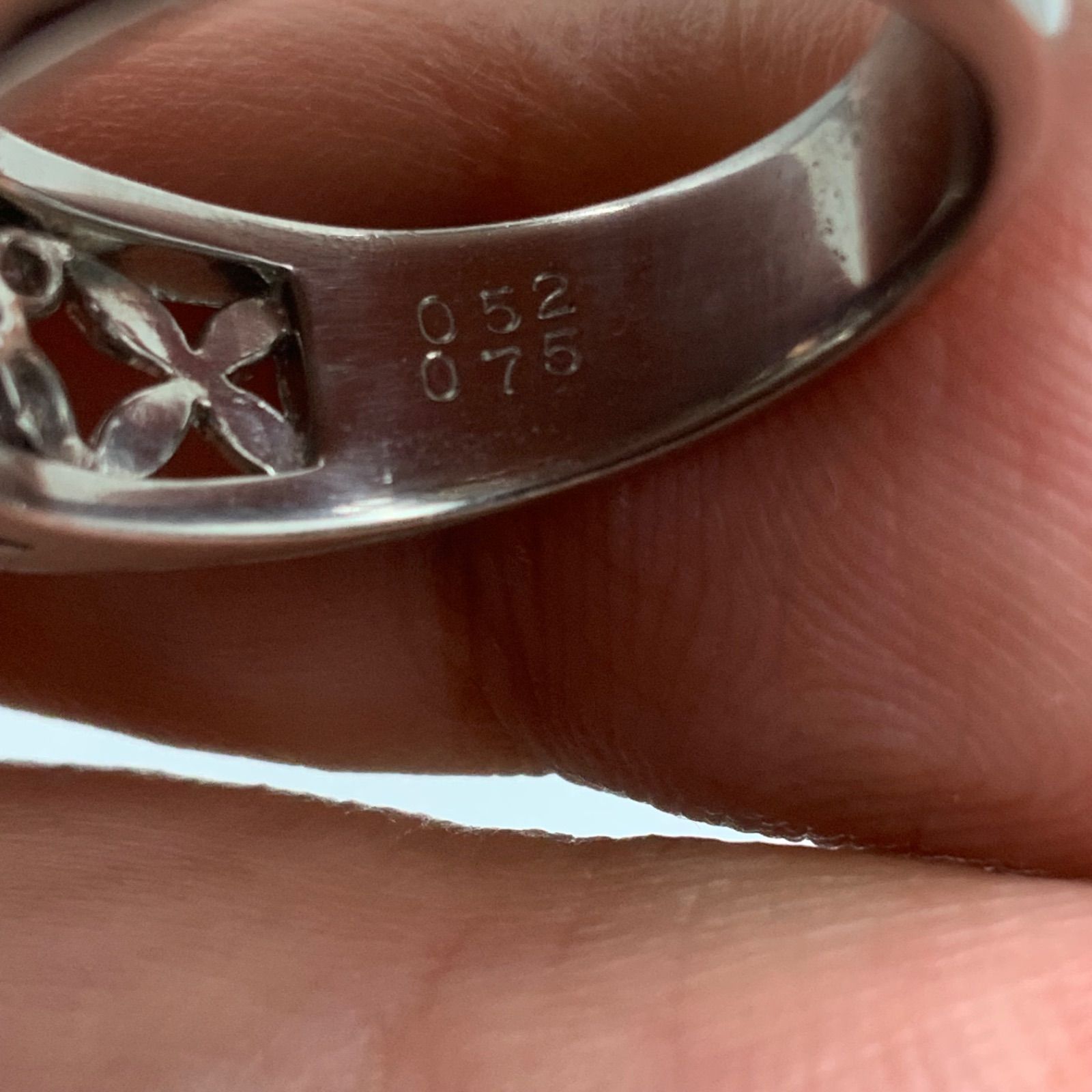 Pt900 プラチナ900 ダイヤモンド リング ダイヤ 指輪 9.5g 0.52ct
