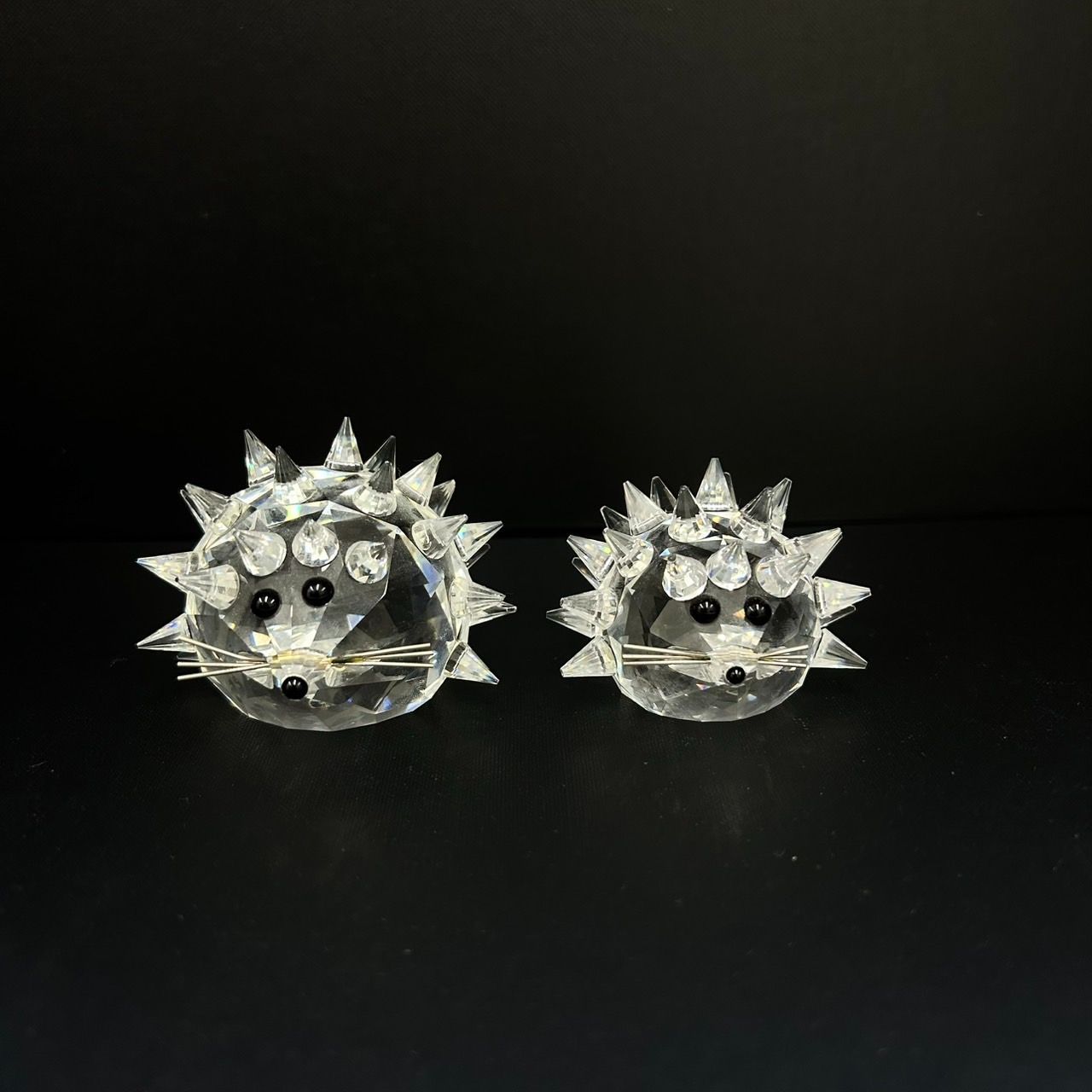 スワロフスキー SWAROVSKI ハリネズミ オブジェ 置物 フィギュリン