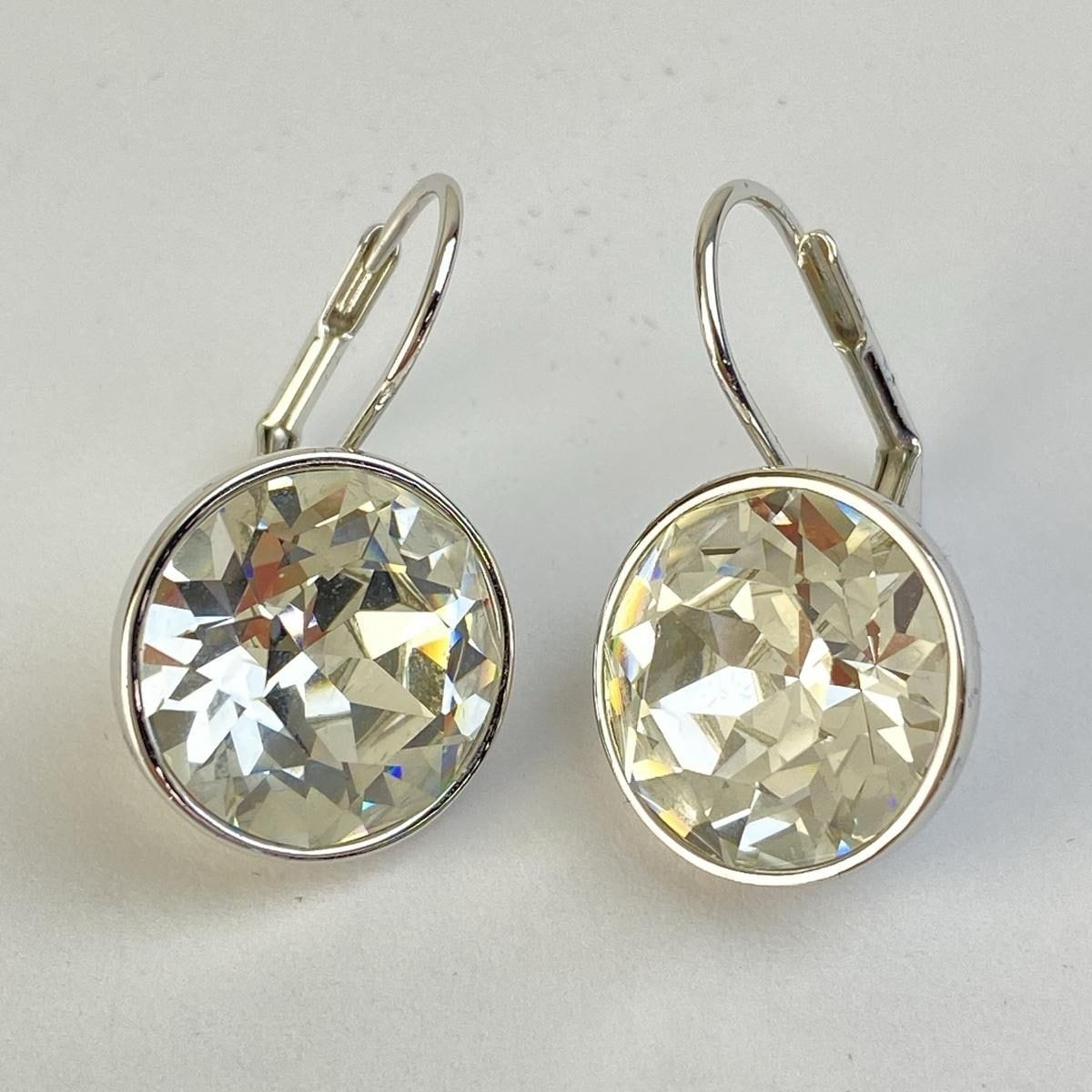 SWAROVSKI(スワロフスキー) ピアス美品 - クリア×シルバー