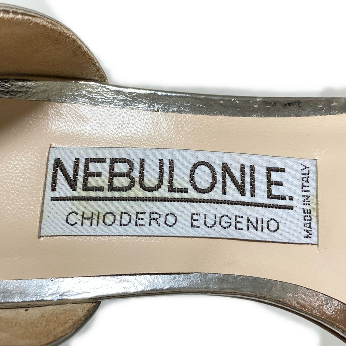 NEBULONI E.(ネブローニ) サンダル 35 レディース - シルバー NEBULONI E.(ネブローニ) サンダル 35 レディース - シルバー
