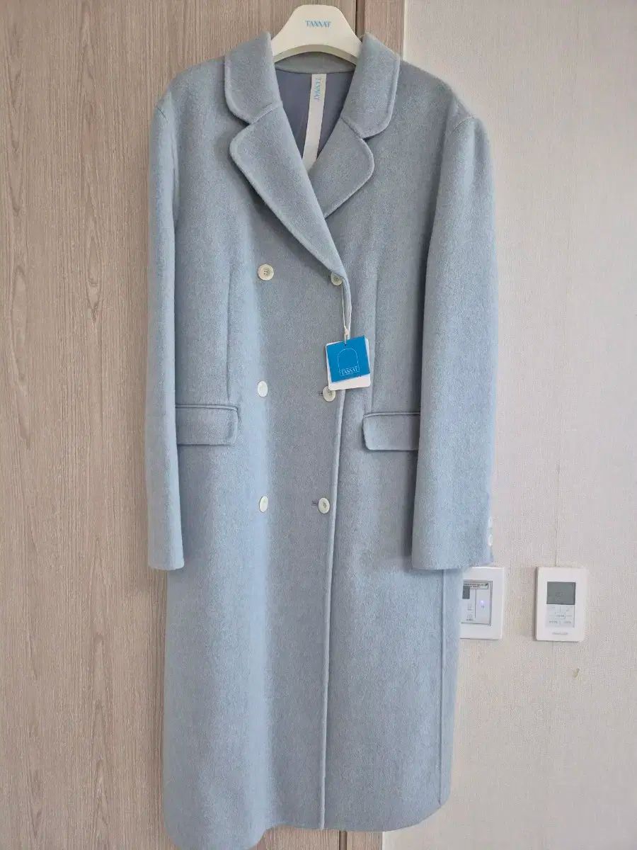 タナデュベロングコート ソフトブルー