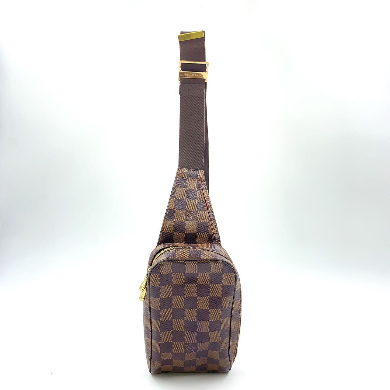 LOUIS VUITTON ダミエ ジェロニモス ウエスト・ボディ ショルダーバッグ ダミエ ダミエ レザー ブラウン ボディバッグ ゴールド  N51994 - メルカリ