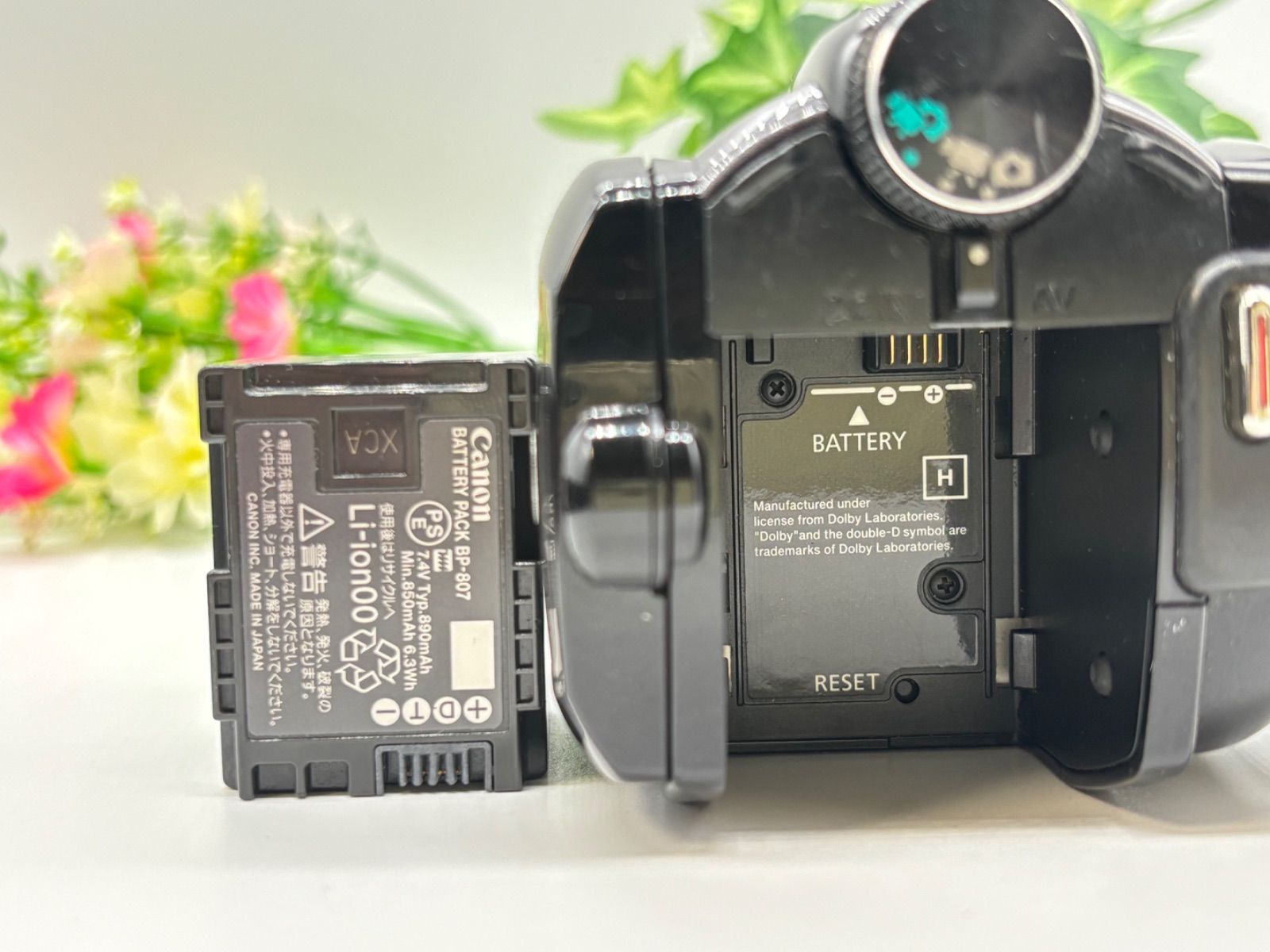 Canon キャノン フルハイビジョンデジタルビデオカメラ iVIS (アイビス